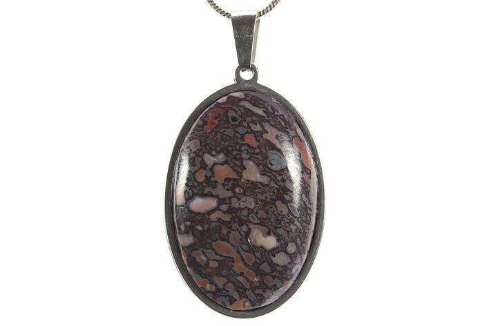 Dinosaur Bone (Gembone) Pendant - Includes Chain #327639